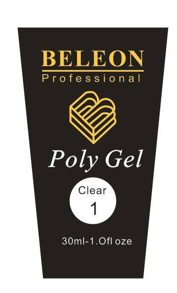 

PolyGel Beleon №1 , 30 грамм-прозрачный