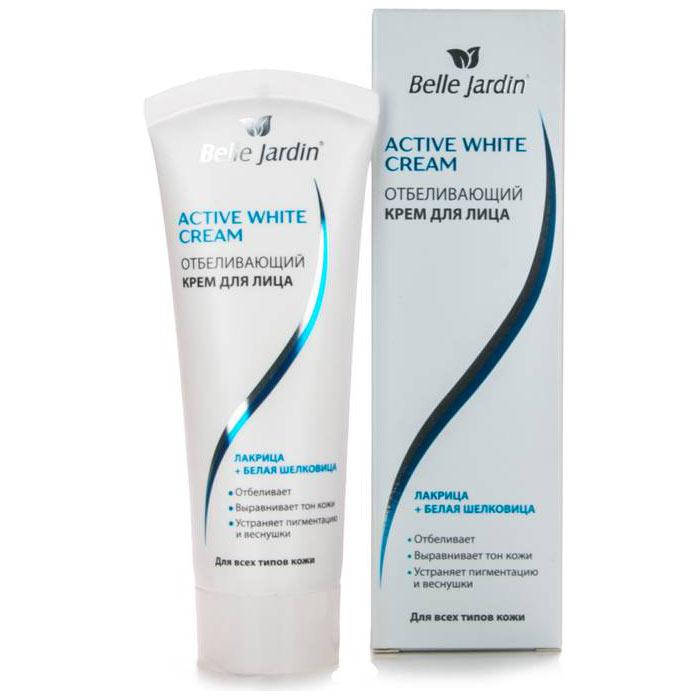 

Отбеливающий крем Лакрица + Белая шелковица 75 мл Activ white Belle Jardin