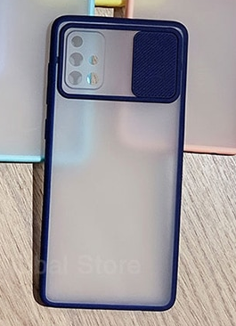 

Чехол бампер soft-touch с шторкой для камеры Xiaomi POCO F3 Цвет Тёмно-синий