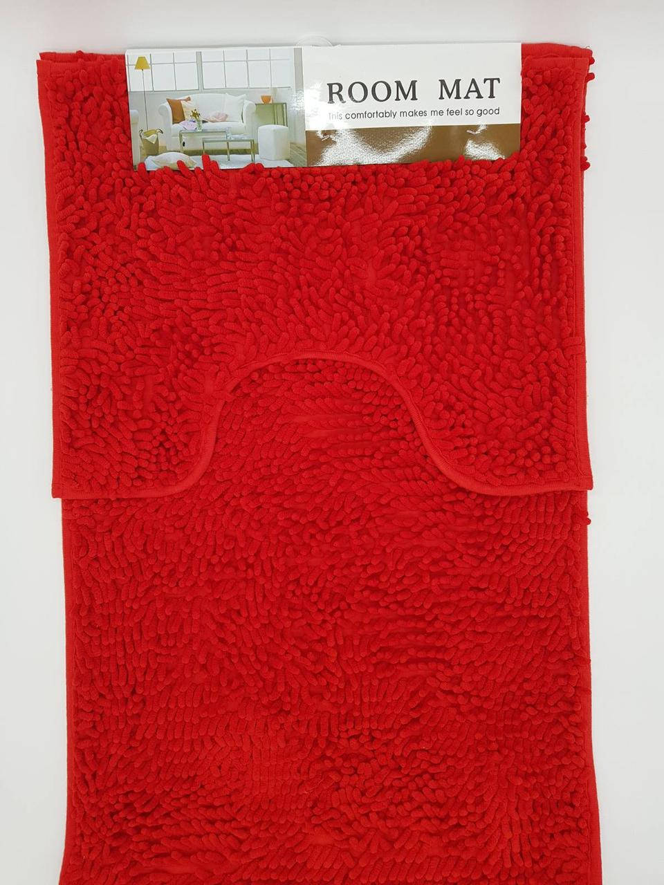 

Набор ковриков в ванную комнату из микрофибры лапша ''ROOM MAT'' красный 50х80см. и туалет 40х50см.