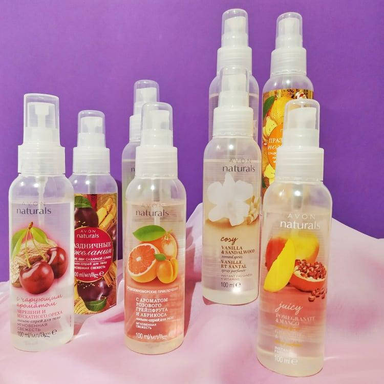 

Лосьон-спрей для тела освежающий naturals 100 мл Персик и ванильная орхидея