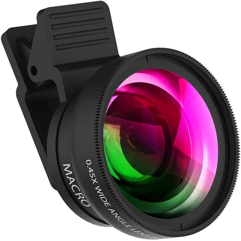 

Объектив Макро для телефона 2в1 Wide Angle & 12.5X Macro APEXEL