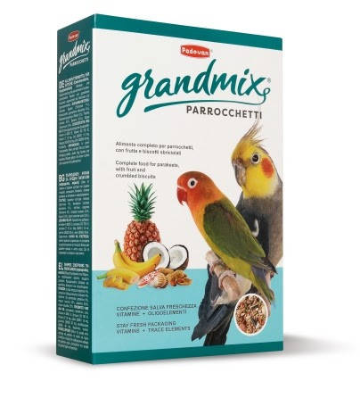 

Padovan Grandmix Parrocchetti Корм для средних попугаев - 0.85 кг