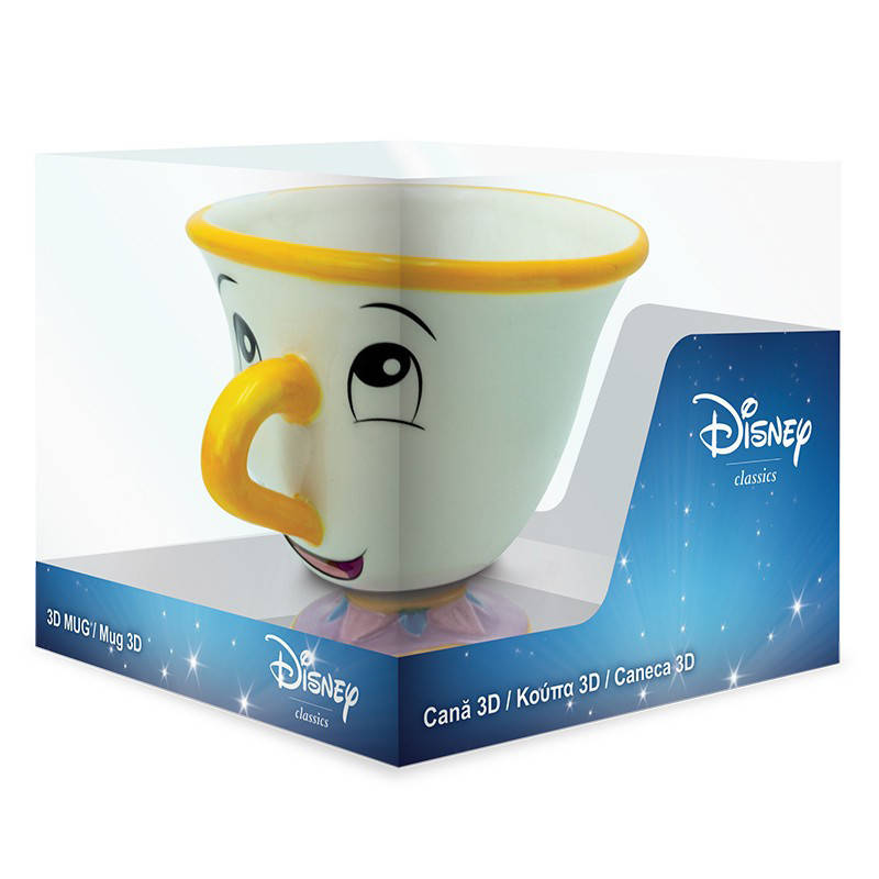 

Чашка 3D DISNEY Beauty and the Beast Chip (Красавица и чудовище), Разные цвета