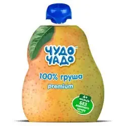

Пюре Чудо-Чадо 90 г (Пауч) Груша 100%