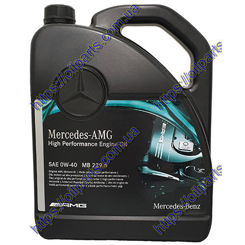 

Масло MB 0W-40, 229.5 AMG, 5л. A000989930213ACCE