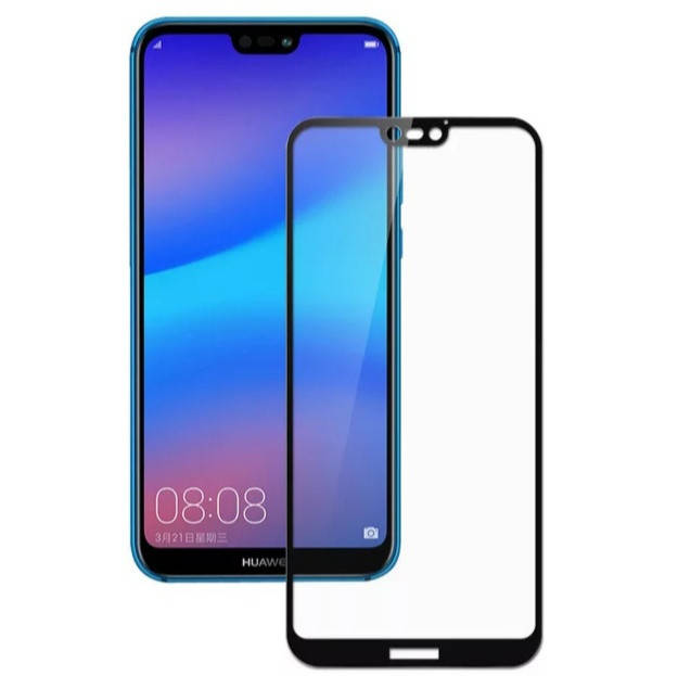 

Загартоване захисне скло на Huawei P20 Lite Чорне