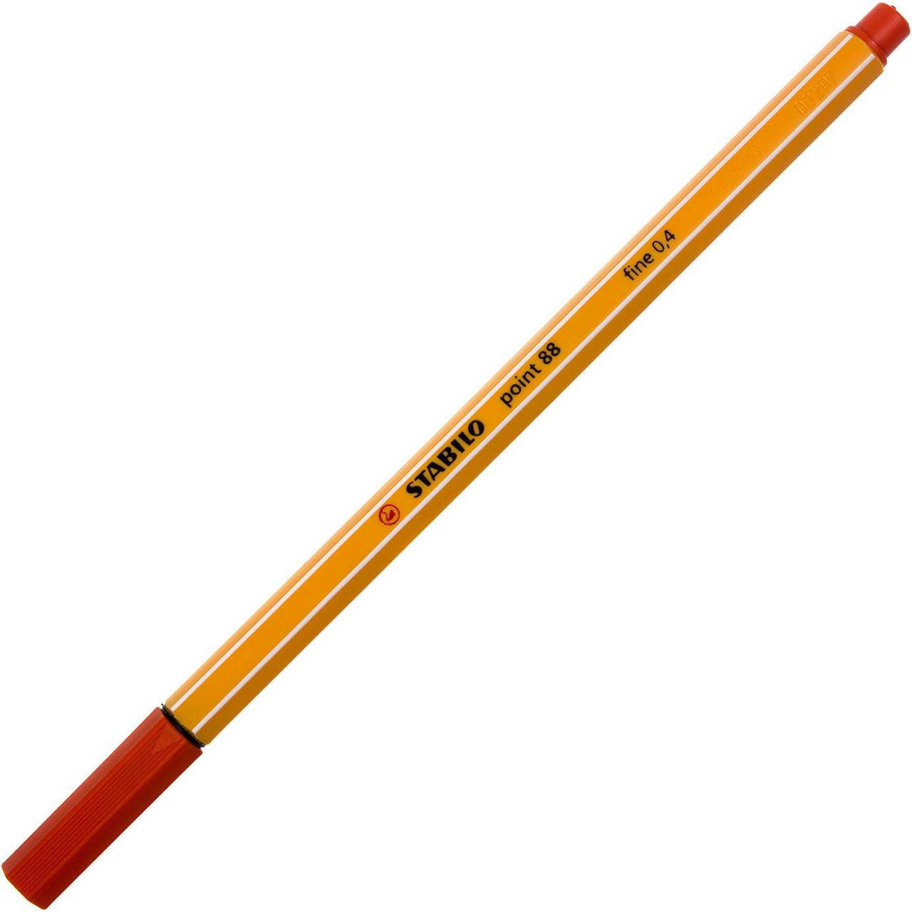

Файнлайнер "Stabilo 88" 0,4мм light red/світло червоний №48, Красный