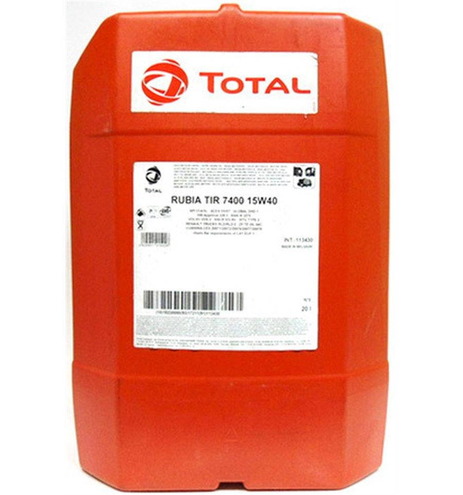 

Моторное масло TOTAL RUBIA TIR 7400 15w40 20л