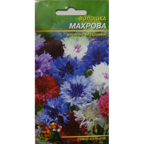 

Насіння квіти волошка Махрова 0,2 гр 200126