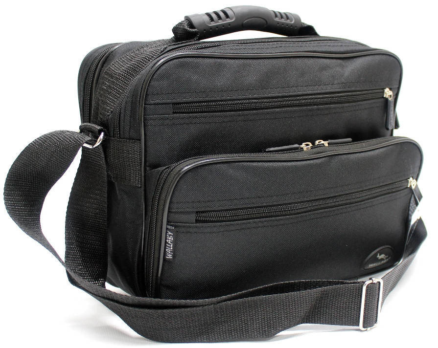 

Чоловіча сумка через плече з міцної тканини Wallaby 2411, Черный