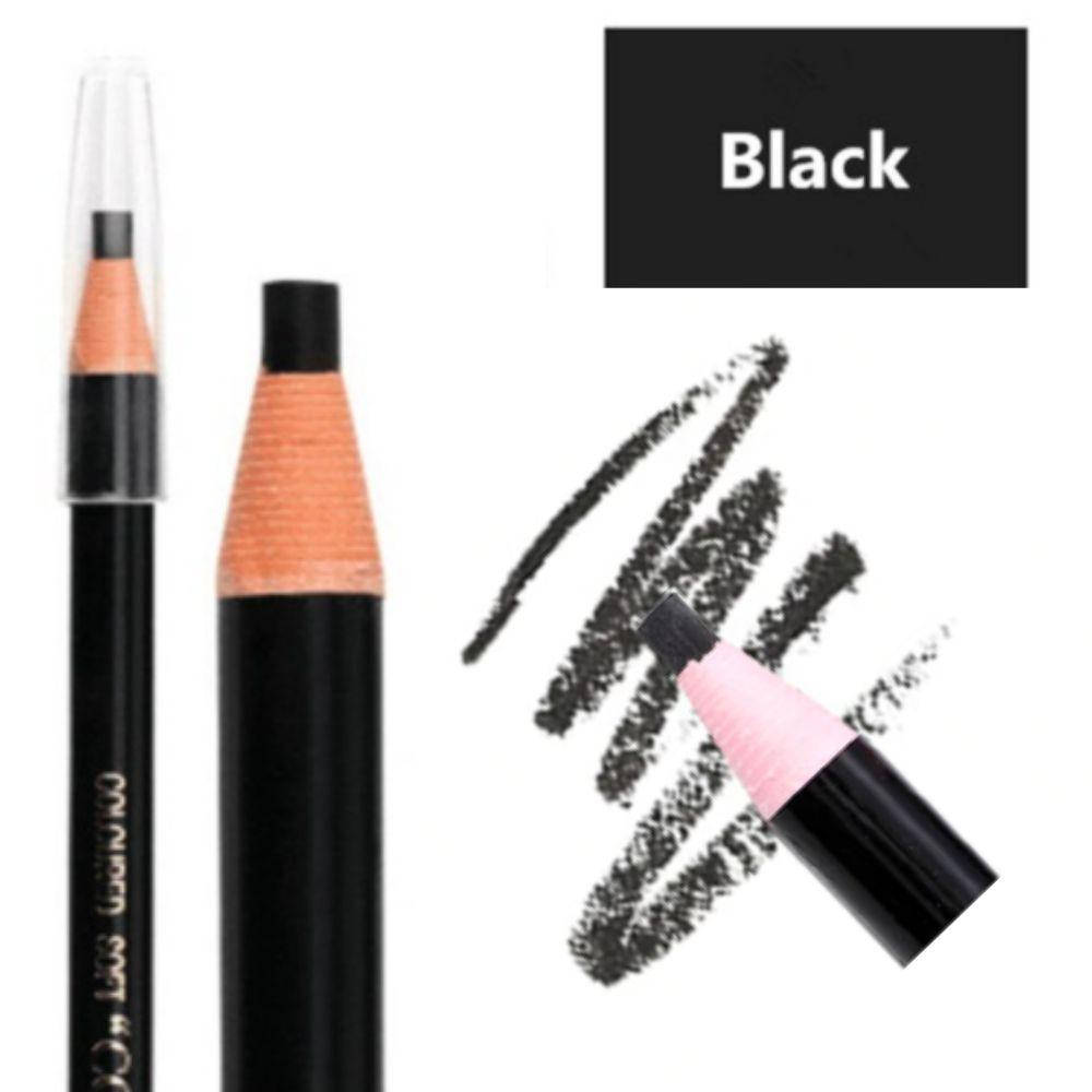 

Карандаш разметочный для бровей, цвет черный BLACK (самозатачивающийся)