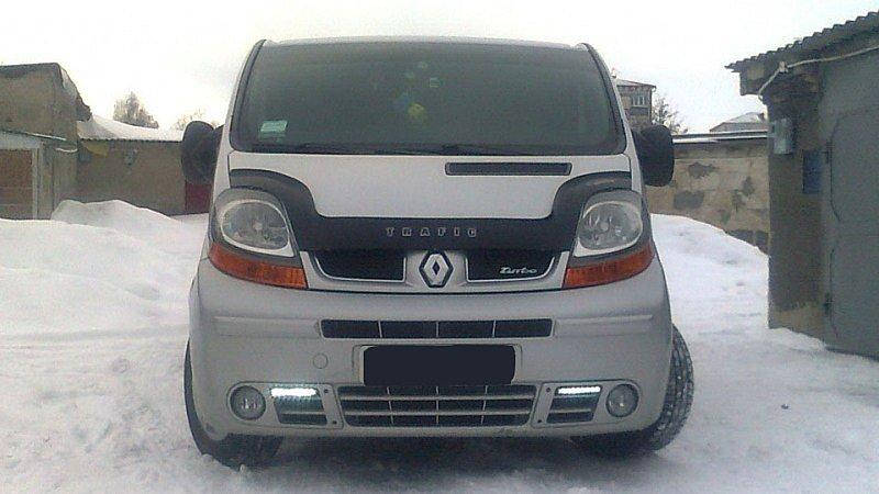 

Дефлектор капота, мухобойка Renault Trafic 2001-2014 VIP Tuning