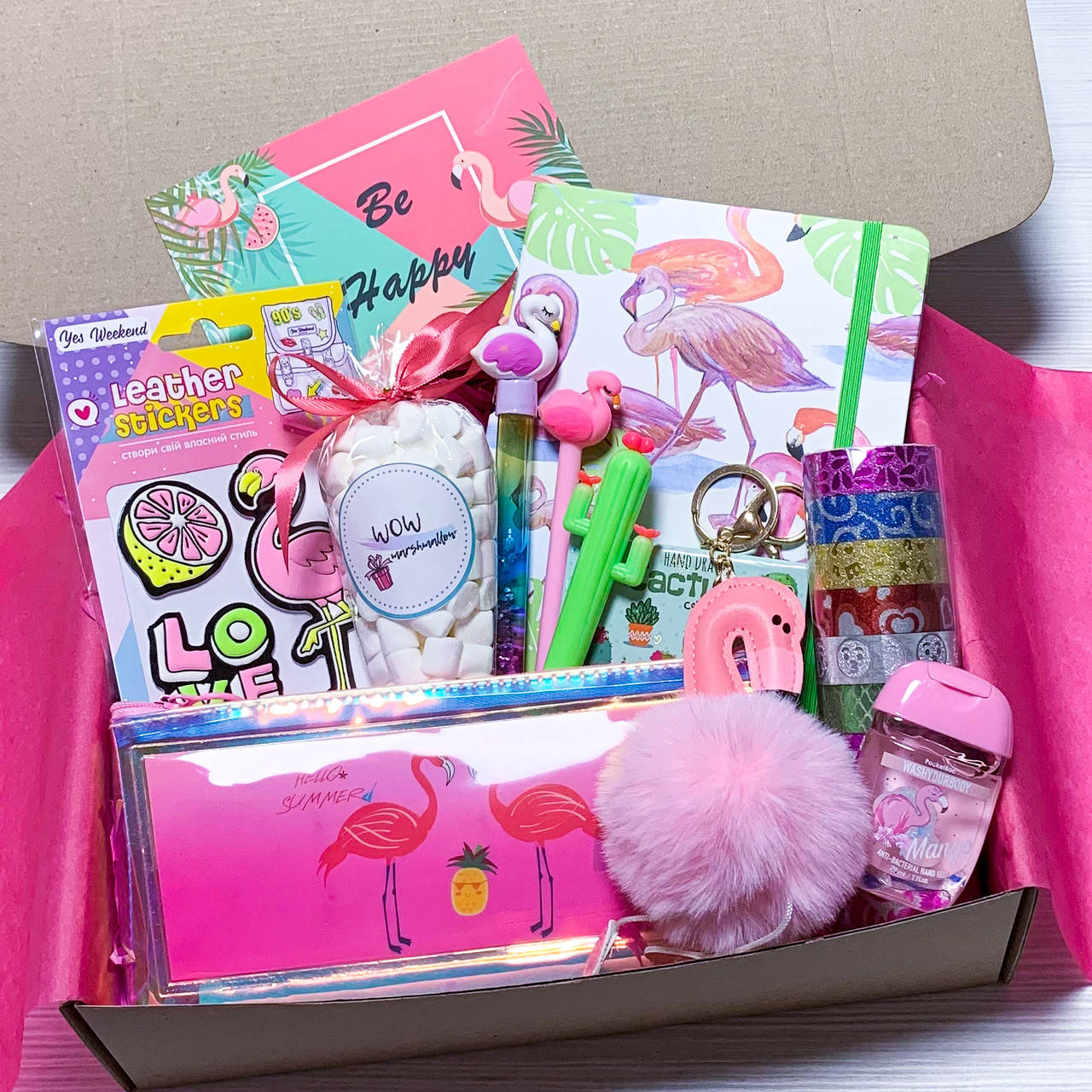 

Подарочный набор для девочки Wow Boxes "Flamingo Box №4"