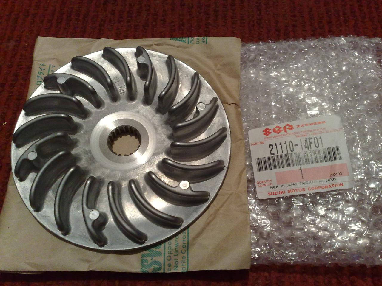 

Крыльчатка вариатора 250сс 98-06г Suzuki Burgman SkyWave 21110-14F01
