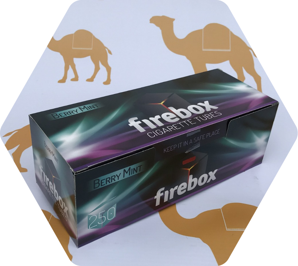 

Сигаретные гильзы FireBox Berry Mint (черника с мятой) 200шт.