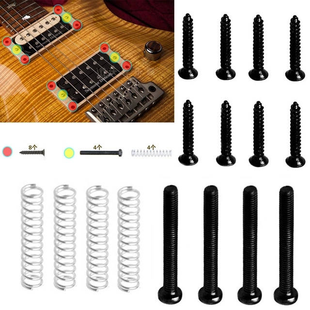 

Крепеж саморезы крепление для ХАМБАКЕРОВ электогитары Gibson Les Paul Stratocaster Telecaster винты LTD ESP