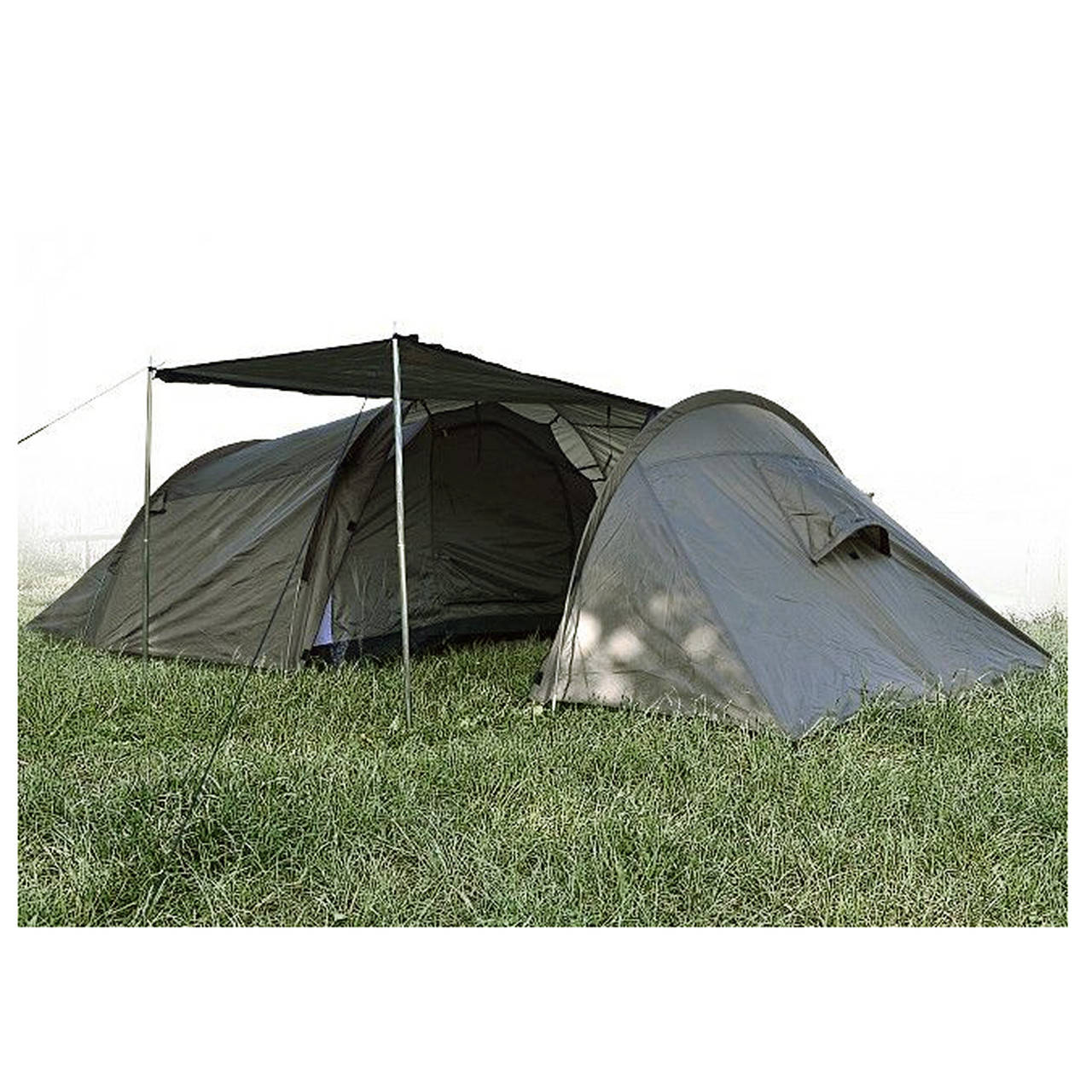 

Палатка трехместная с тамбуром MIL-TEC Olive, 14226000, Оливковый