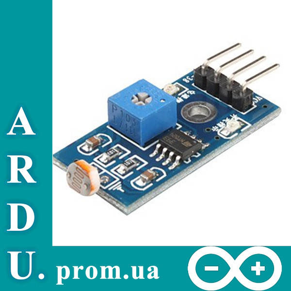 

Датчик света, фотодиод, 3 pin, Arduino [#1-3]