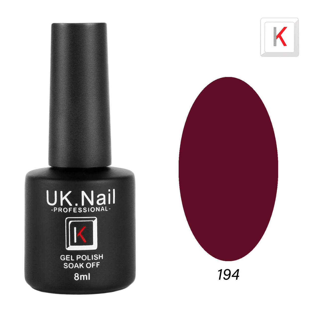 

Гель-лаки UK.Nail 8 мл, №194