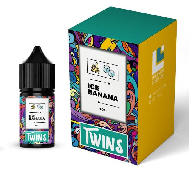 

Набор Twins Banana Ice Salt (50 мг/мл) 30 мл.