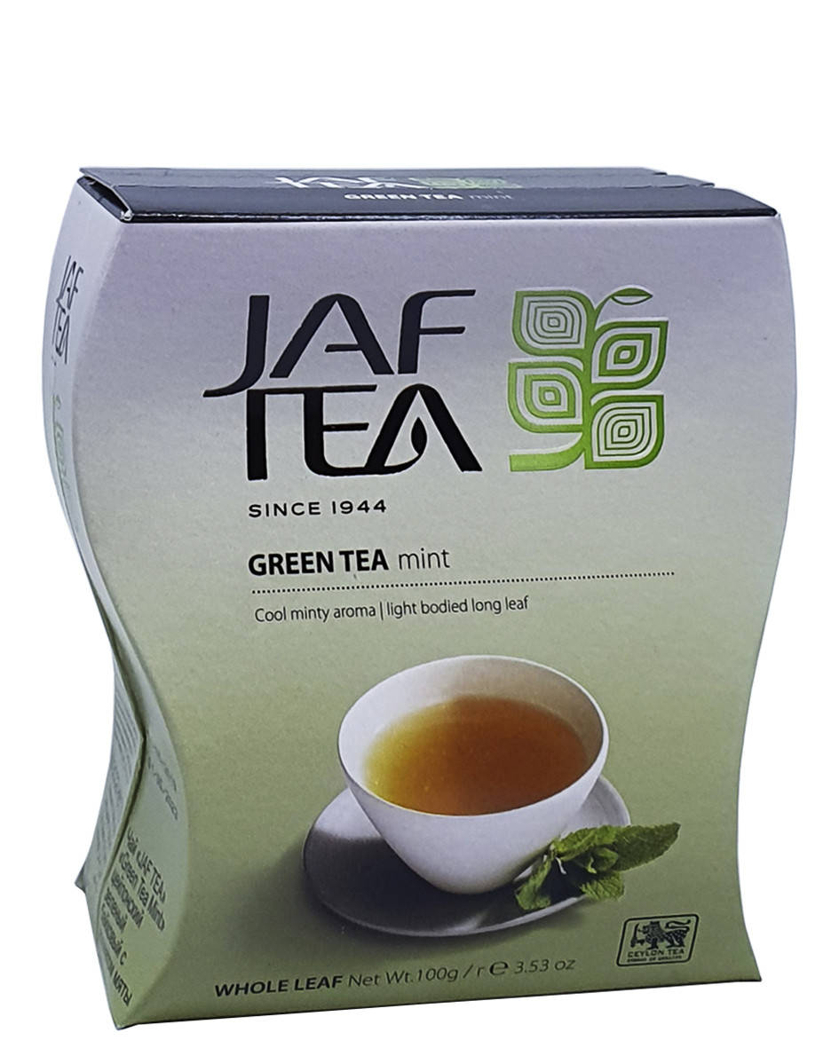 

Чай зелений з ароматом м'яти Jaf Tea mint 100 г (53074)