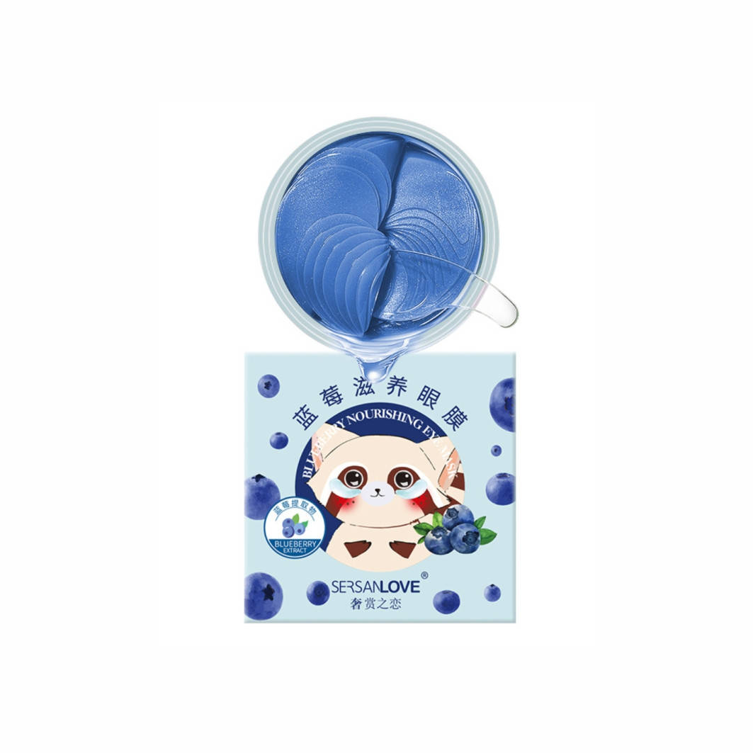 

Гидрогелевые патчи для глаз с экстрактом черники Sersanlove Blueberry Nourishing Eye Mask