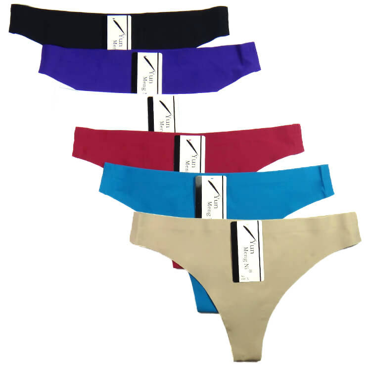 

Трусики стринги бесшовные Yun разные цвета XL, Без вибору кольору