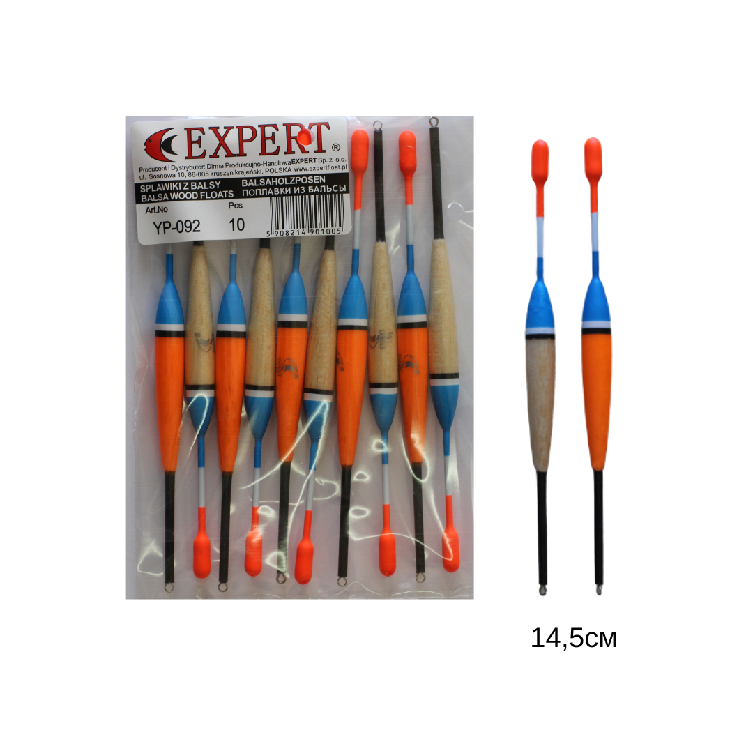 

Поплавок EXPERT Бальза YP-092 1,5г (10шт в уп)