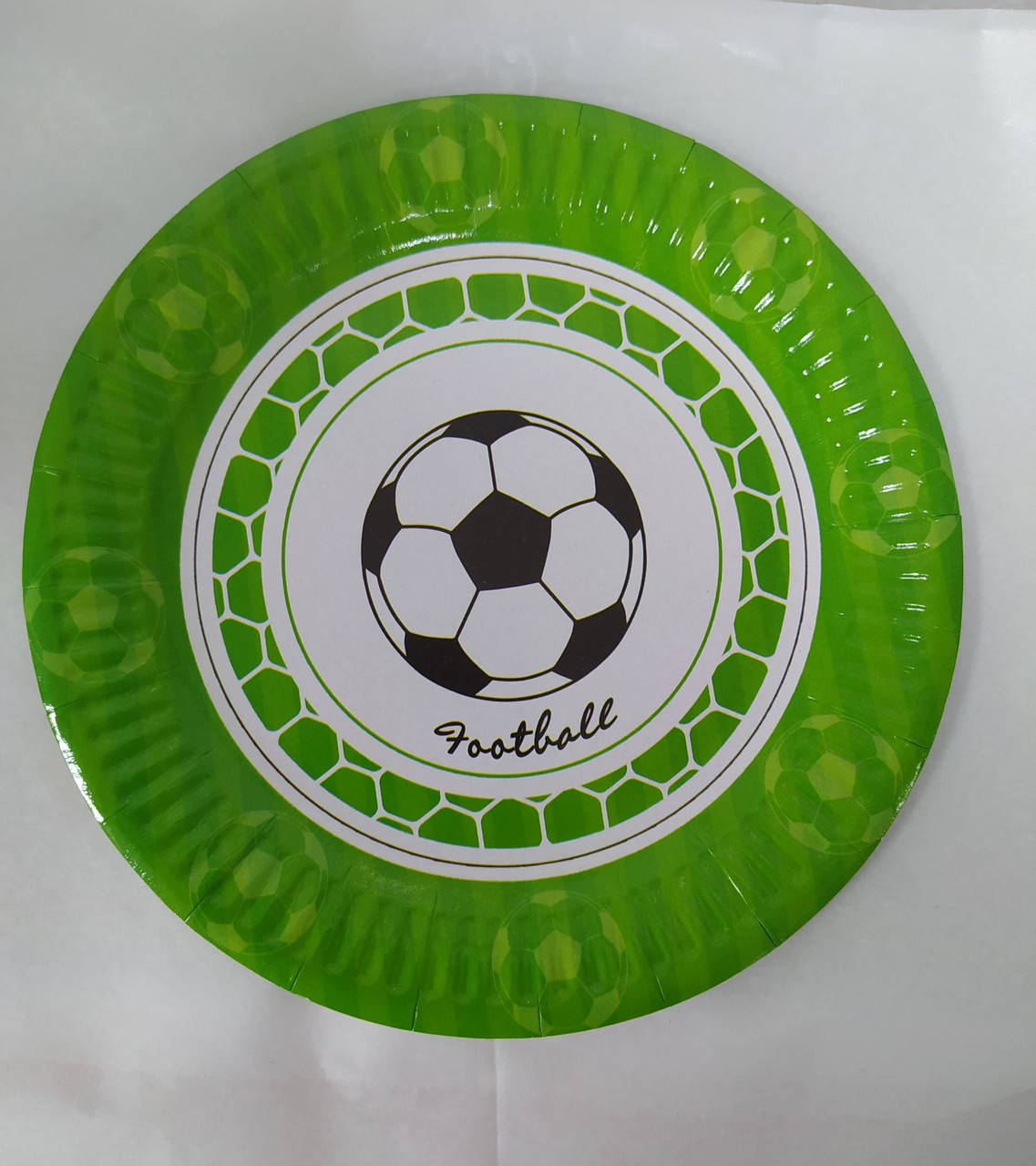 

Набор тарелок бумажных принт Футбол 18см 5шт.