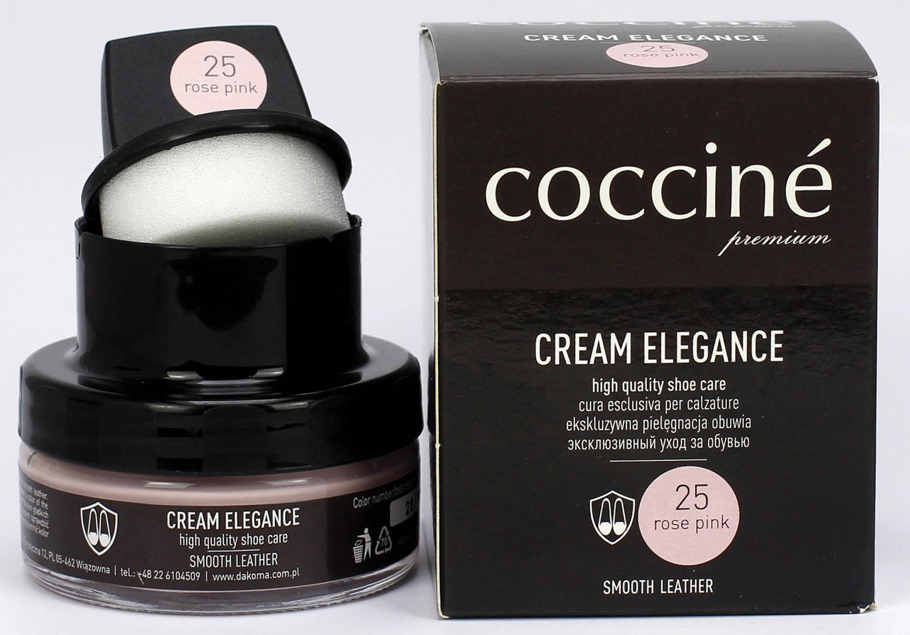 

Крем + губка Coccine CREAM ELEGANCE 50мл Розовый