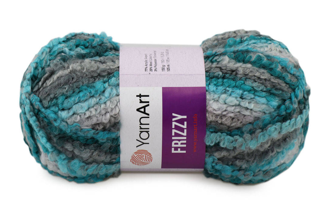 

YarnArt Frizzy, №421, Секционное крашение