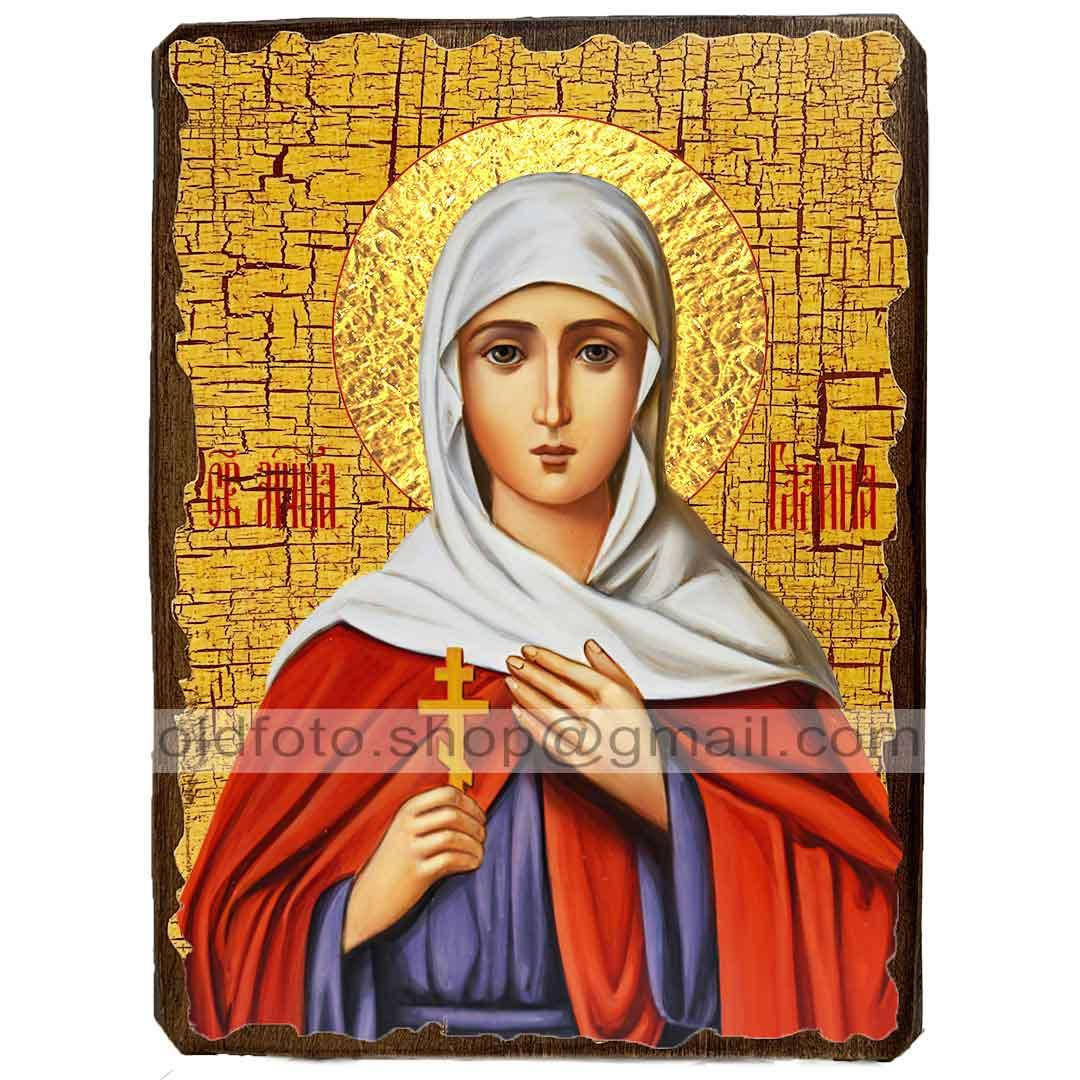 

Икона Галина Коринфская Святая ,икона на дереве 130х170 мм