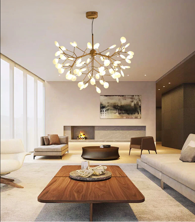 

ЛЮСТРА LED PETALS 22887/27 золото на 27 лампочек Розпродаж
