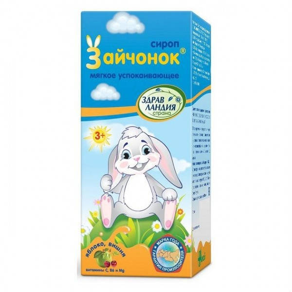 

Алкой Зайчонок сироп ⭐ успокаивающий флакон, 100 мл 1 фл. 100 мл.