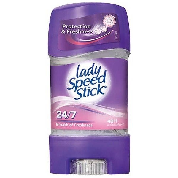 

Гелевый дезодорант-антиперспирант Lady Speed Stick Breath of Freshness, 65 г