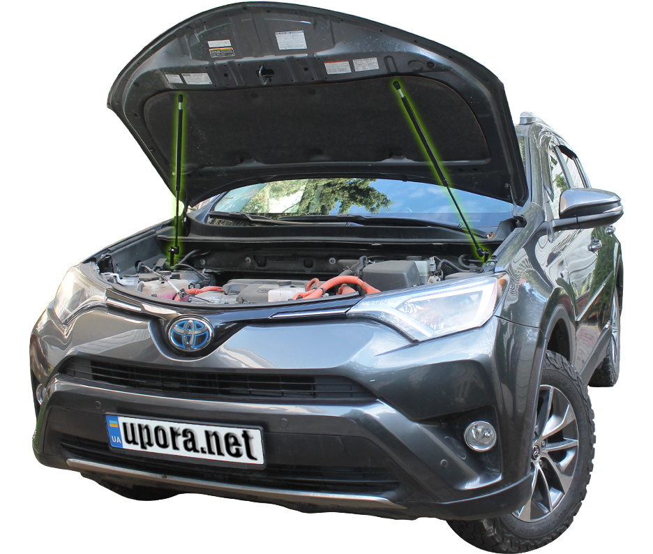

Газовый упор капота (амортизатор капота) для Toyota RAV4 4 gen. / Тойота РАВ4 4 поколения (2013-2018)