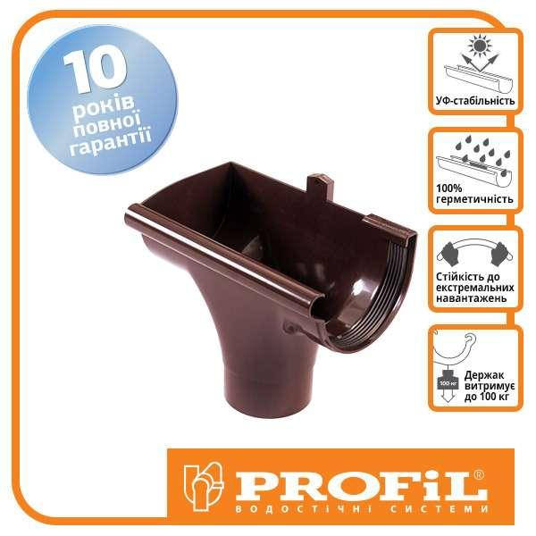 

Лійка Profil ліва L 130 коричнева, Коричневый