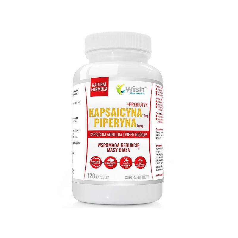 

Капсаицин + Пиперин 120 caps, Wish