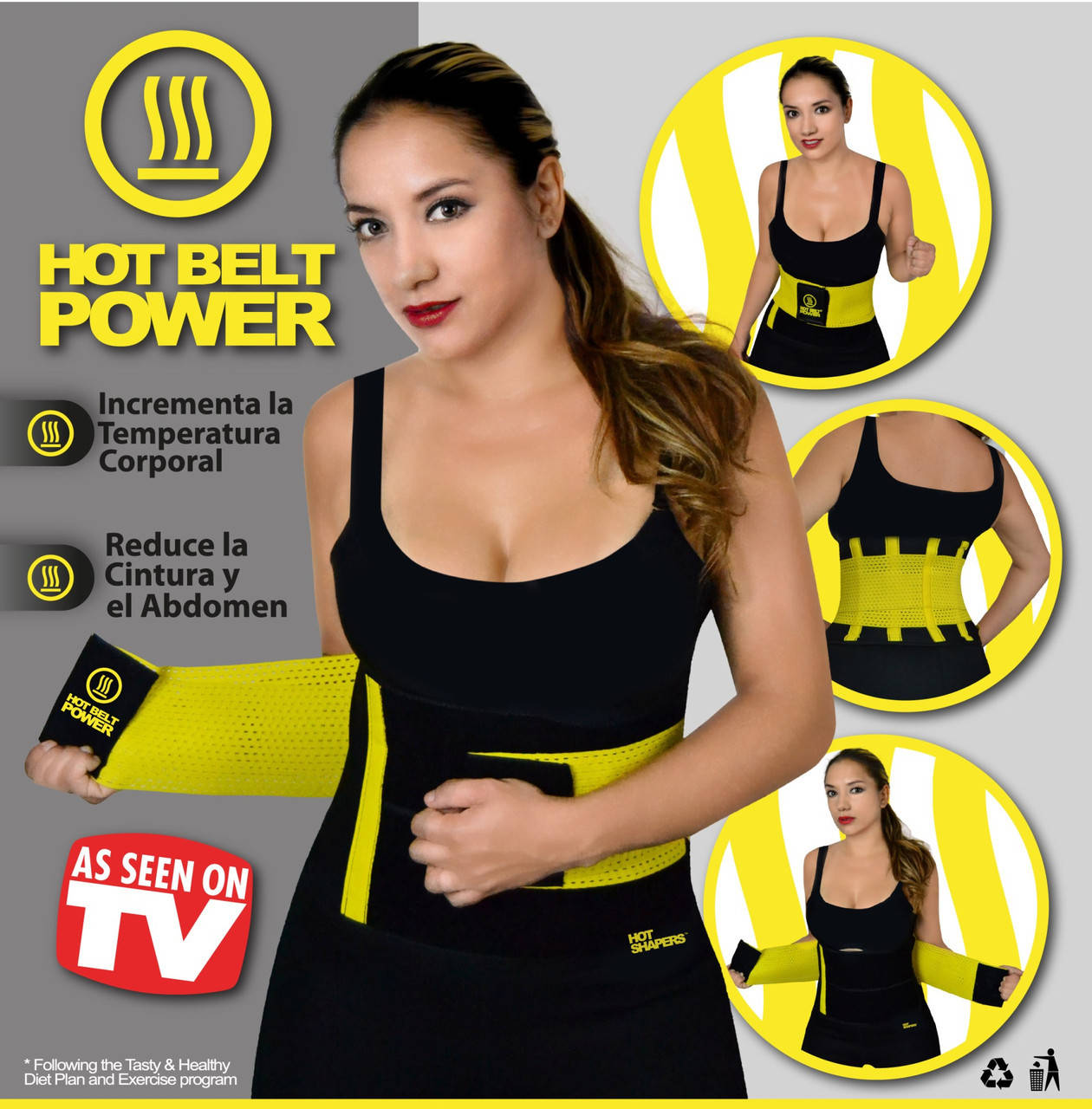 

Пояс для похудения Hot Shapers Power Belt утягивающий, поддерживающий без коробки xxl