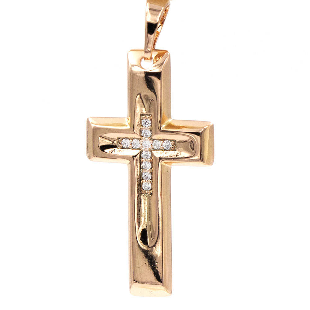 

Подвеска Крестик 2,8*1,9 см (Медицинское золото)