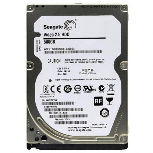 

Жесткий диск для ноутбука Seagate ST500VT000 500Gb 5400rpm 16MB Sata III (500Гб)