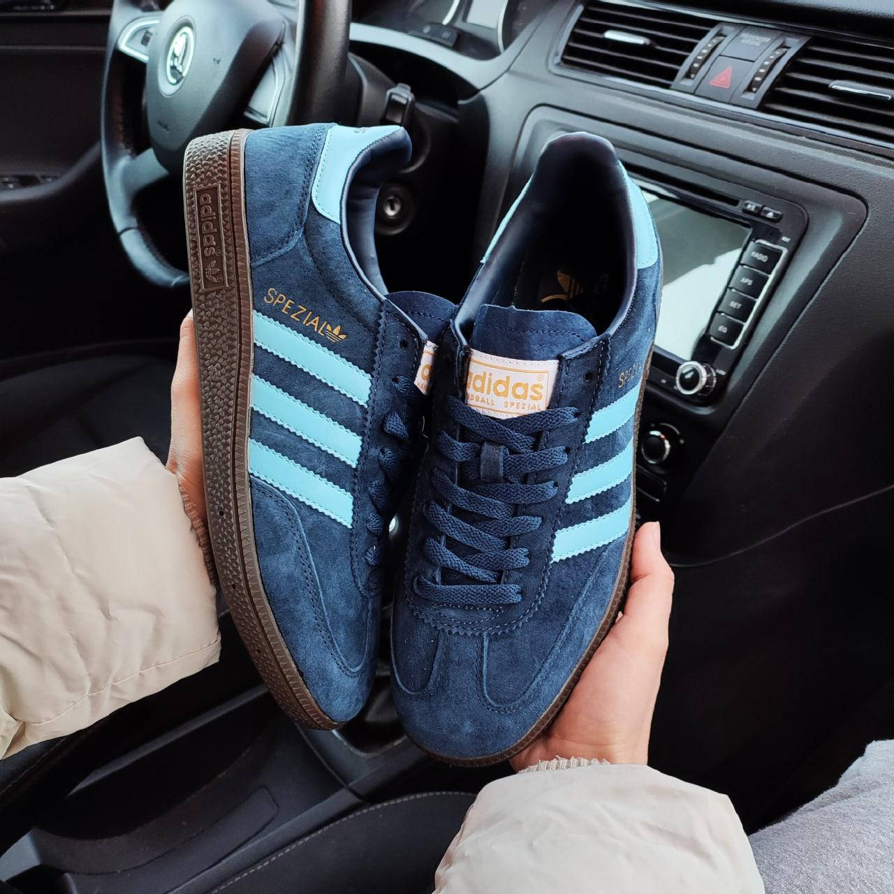 

Мужские кроссовки Adidas Originals Spezial темно-синие, Синий