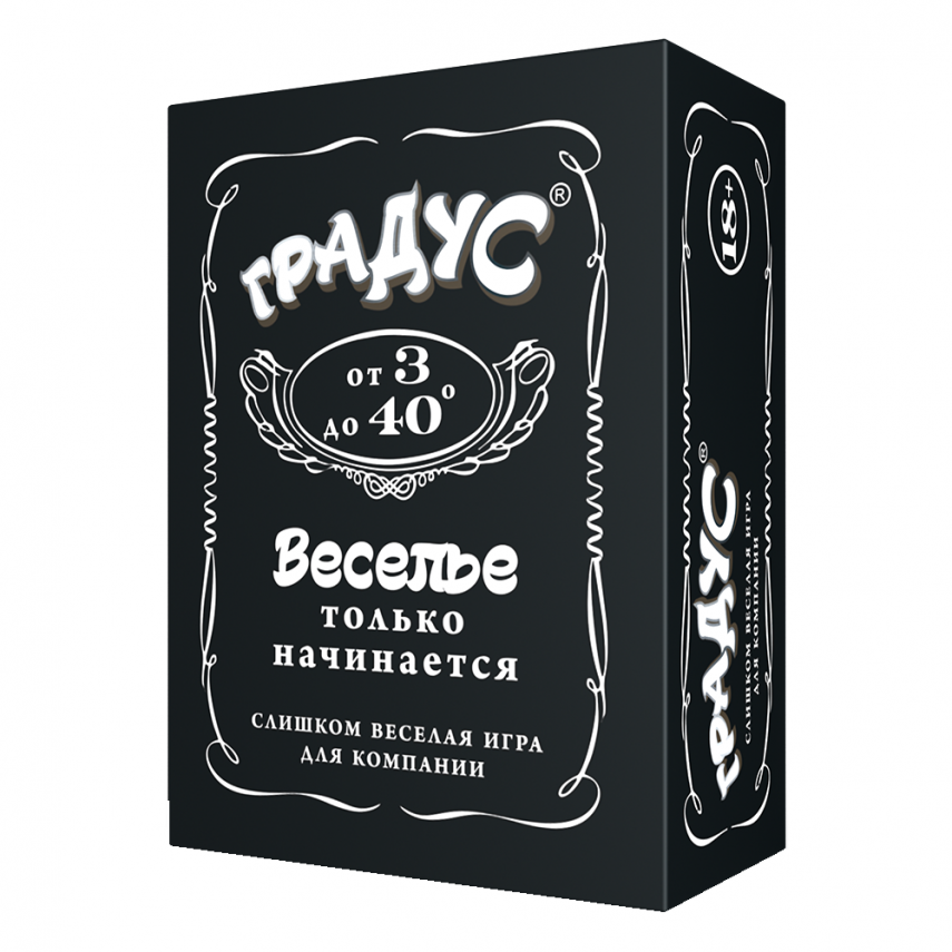 

Настольная игра Градус для взрослых 18+ (рус) алкогольная настольная игра