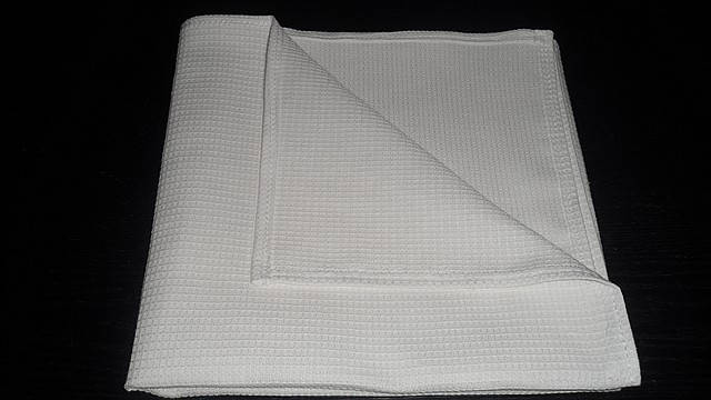 

Полотенце вафельное белое размер 40х80 см, Белый