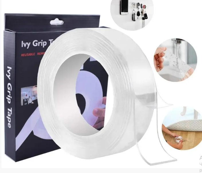 

Многоразовая крепежная лента 1 м Ivy Grip Tape