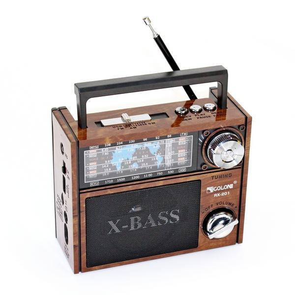 

Радиоприемник всеволновой Golon RX-201 SD FM