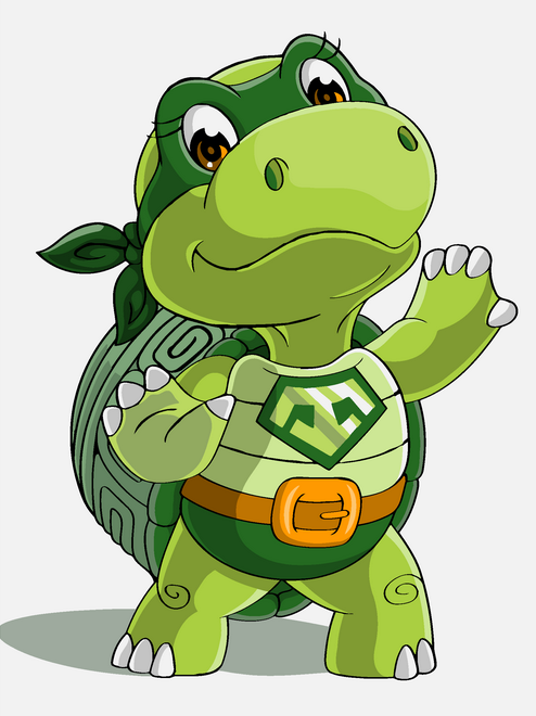 

Картина по номерам BrushMe Черепашка ниндзя (MEX7109) 30 х 40 см