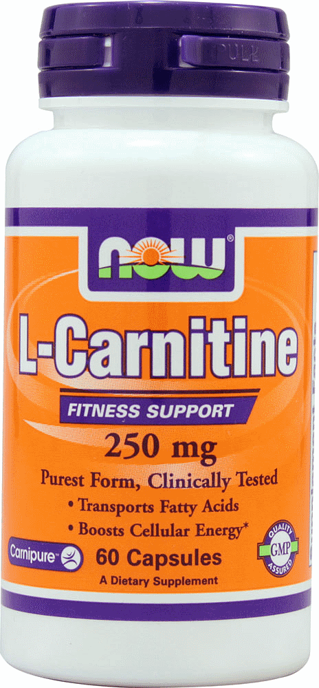 

L-карнитин Now Foods L-Carnitine 250mg 60caps