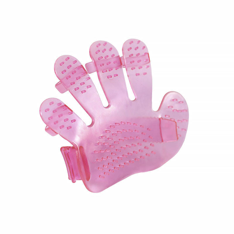 

Перчатка Hoopet Pet Wash Brush Pink для купания и массажа животных, Розовый